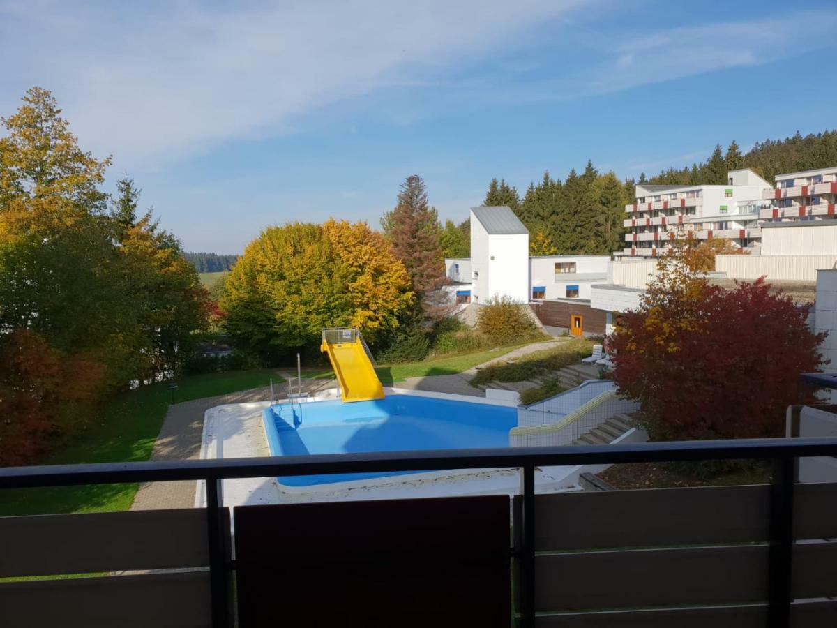 Ferienwohnung mit Blick in den Bayrischen Wald oberhalb von Sankt Engelmar Sankt Englmar Exterior foto